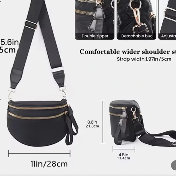 Women's Pink Crossbody Bag - Picture 3 of 4